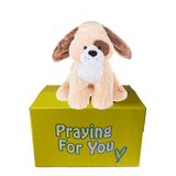 send a prayer chat back pup talking dog on a yellow box send a prayer chat back pup talking dog on a yellow box