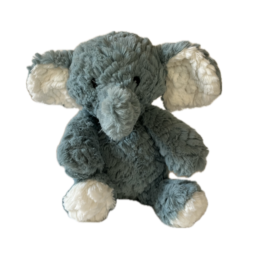 Ari the plush elephant care package gift for an expectant mom or baby shower.