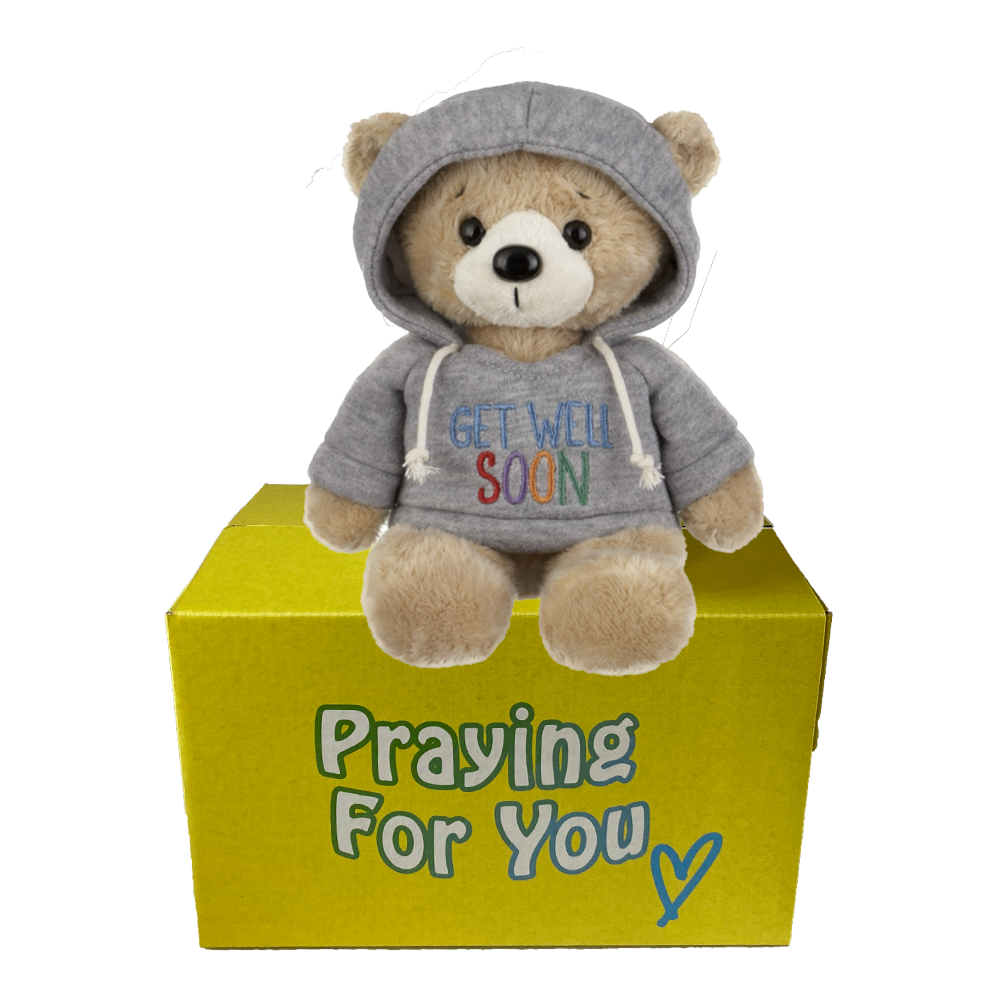 send a PRAYER - KOBI Bear - Get Well Soon - send a PRAYER to a friend - sendaprayernow.com - Get well gift ideas