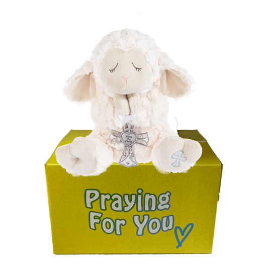 Sobi — send a PRAYER - SOBI the Serenity Lamb - stuffed animal - sendapraynernow.com
