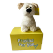 send a PRAYER - RALPHIE the Dog  - stuffed animal care package - sendaprayernow.com